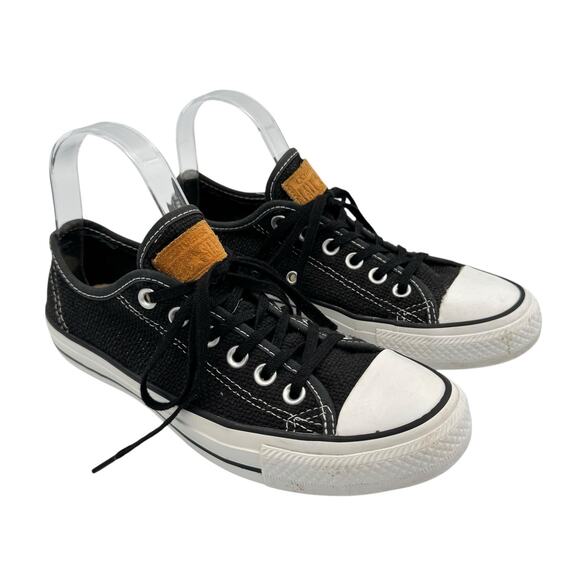 Converse Chuck Taylor All Star Black Woven Tweed Lace Up Unisex Sneaker Shoes - Picture 6 of 10